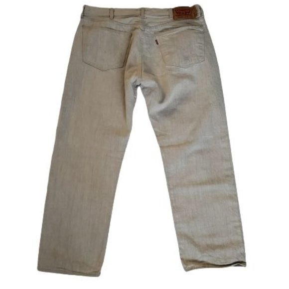 LEVI Strauss & Co. Men's 501XX Button Fly White Wash Denim Jeans Size W40 L32 - Picture 2 of 12